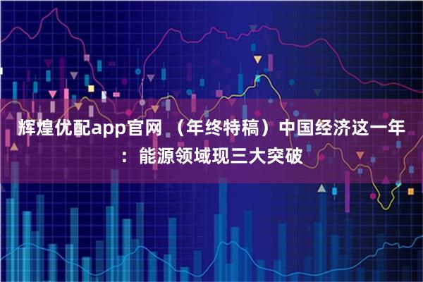 辉煌优配app官网 （年终特稿）中国经济这一年：能源领域现三大突破